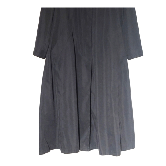 FLEET Street Black Trench Coat W/Removable Liner-Women's Size 8p - Picture 3 of 8